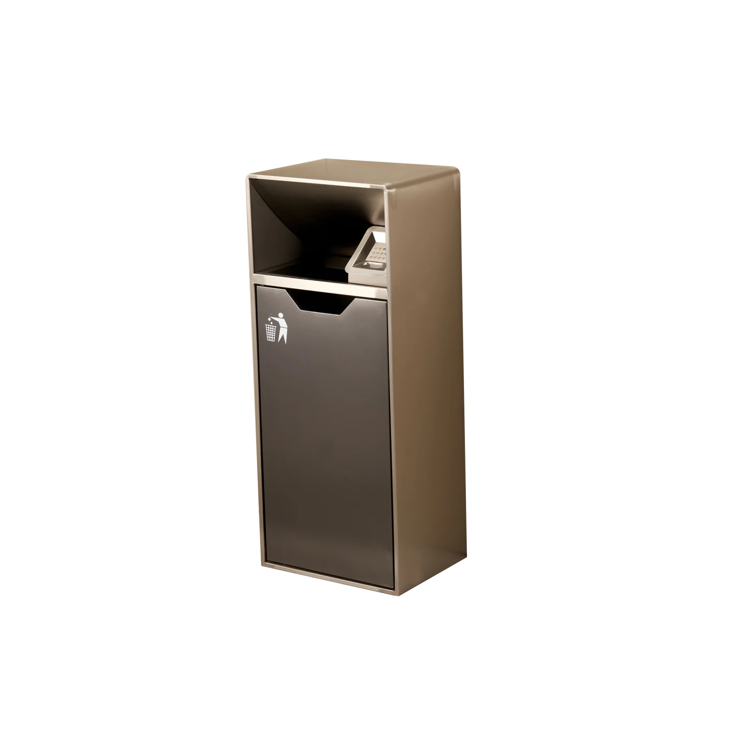 Открытый вестибюль отеля, вход на лифт, коммерческий с пепельницей, коридор, коридор, парк, мусорные баки из нержавеющей стали 
Открытый вестибюль отеля, вход на лифт, коммерческий с пепельницей, коридор, коридор, парк, мусорные баки из нержавеющей стали