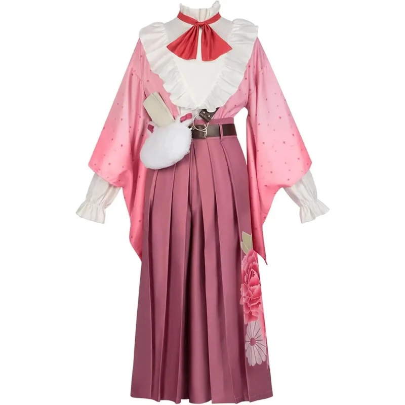 Fulujiacos Anime Cos Kanroji Mitsuri Cosplay Costume Sexy Women Kimono Dress Uniform Halloween Clothing 
Fulujiacos Anime Cos Kanroji Mitsuri Cosplay Costume Sexy Women Kimono Dress Uniform Halloween Clothing