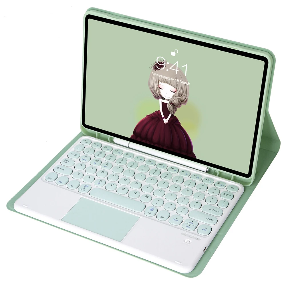 YA610B-A For Samsung Galaxy Tab S6 Lite (2022) 10.4 (P610 / P615) Bluetooth-compatible Keyboard Leather Case with Touchpad and P
YA610B-A For Samsung Galaxy Tab S6 Lite (2022) 10.4 (P610 / P615) Bluetooth-compatible Keyboard Leather Case with Touchpad and P