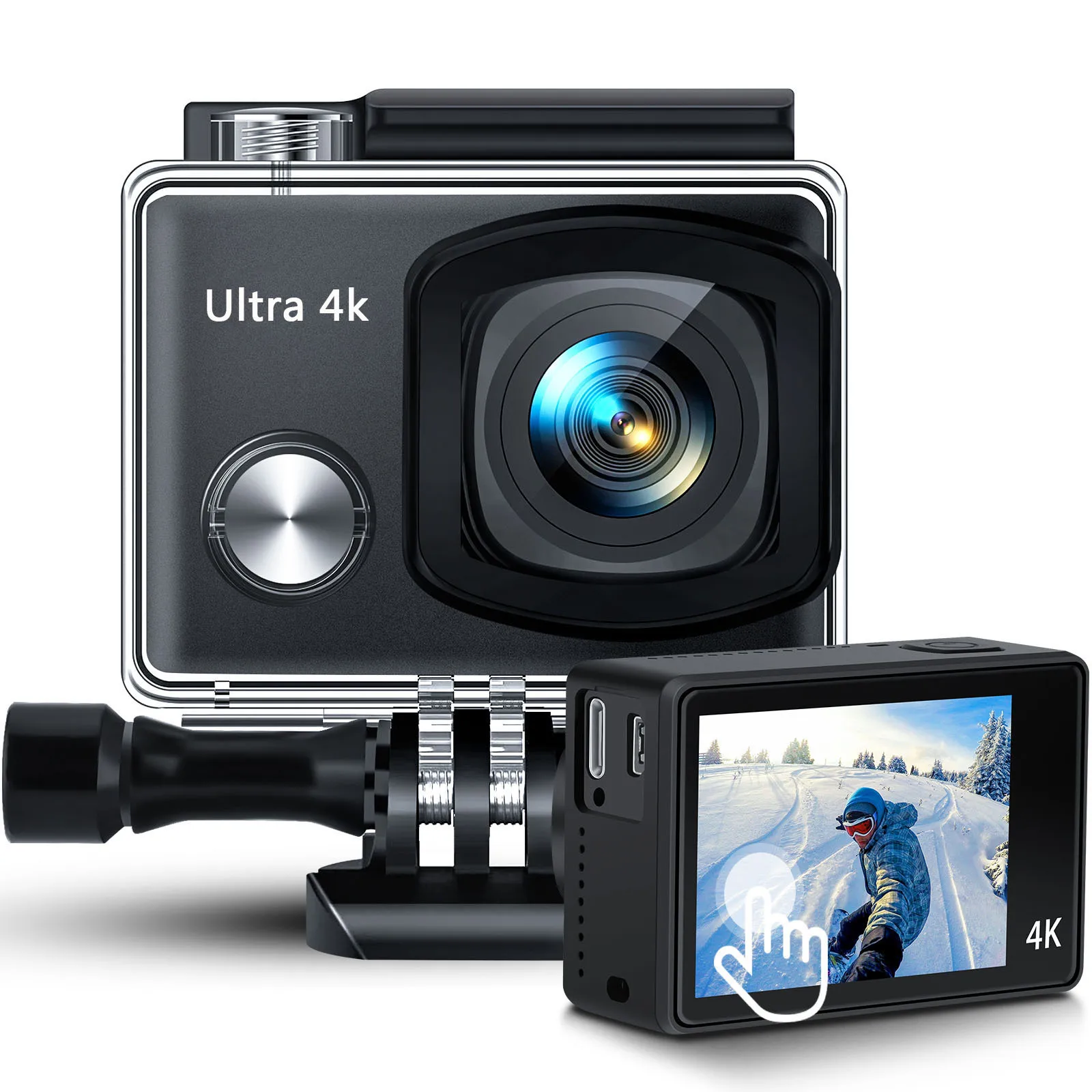 Cross Border Action Camera 4K HD Camera Shake Stabilization Motorcycle Riding Waterproof 40 Diving Travel VLOG Fishing
Cross Border Action Camera 4K HD Camera Shake Stabilization Motorcycle Riding Waterproof 40 Diving Travel VLOG Fishing