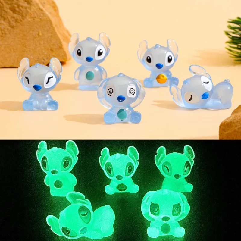 Stitch Mini Noctilucent Action Figure Cute Kawaii Luminous Figurine Desktop Car Decoration DIY Resin Accessories for Phone Cases
Stitch Mini Noctilucent Action Figure Cute Kawaii Luminous Figurine Desktop Car Decoration DIY Resin Accessories for Phone Cases