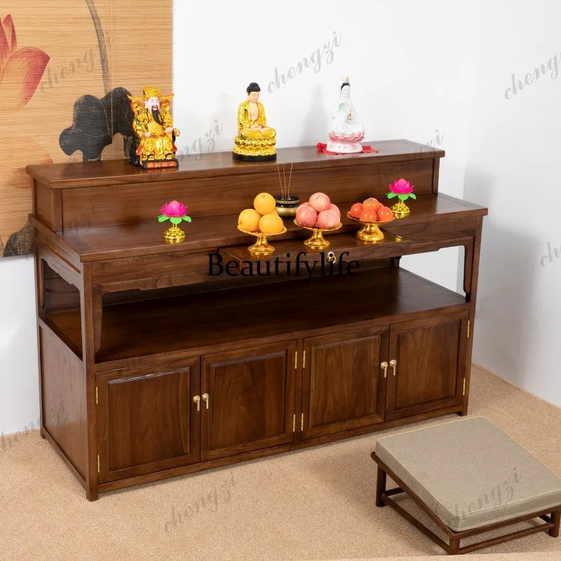 Solid wood table incense case Home Buddhist hall New Chinese style table Modern, simple Buddhist table, shrine shrine
Solid wood table incense case Home Buddhist hall New Chinese style table Modern, simple Buddhist table, shrine shrine