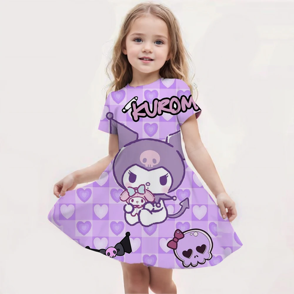 3D Printed Sanrio Hello Kitty Fashion Cartoon Pattern Cute Short Sleeved Dress Cosplay Youth Girl Clothes Kuromi Clothes Sweet
3D Printed Sanrio Hello Kitty Fashion Cartoon Pattern Cute Short Sleeved Dress Cosplay Youth Girl Clothes Kuromi Clothes Sweet