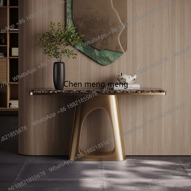 Entryway counter: New light luxury designer natural luxury stone flat flat hotel entrance wall counter
Entryway counter: New light luxury designer natural luxury stone flat flat hotel entrance wall counter