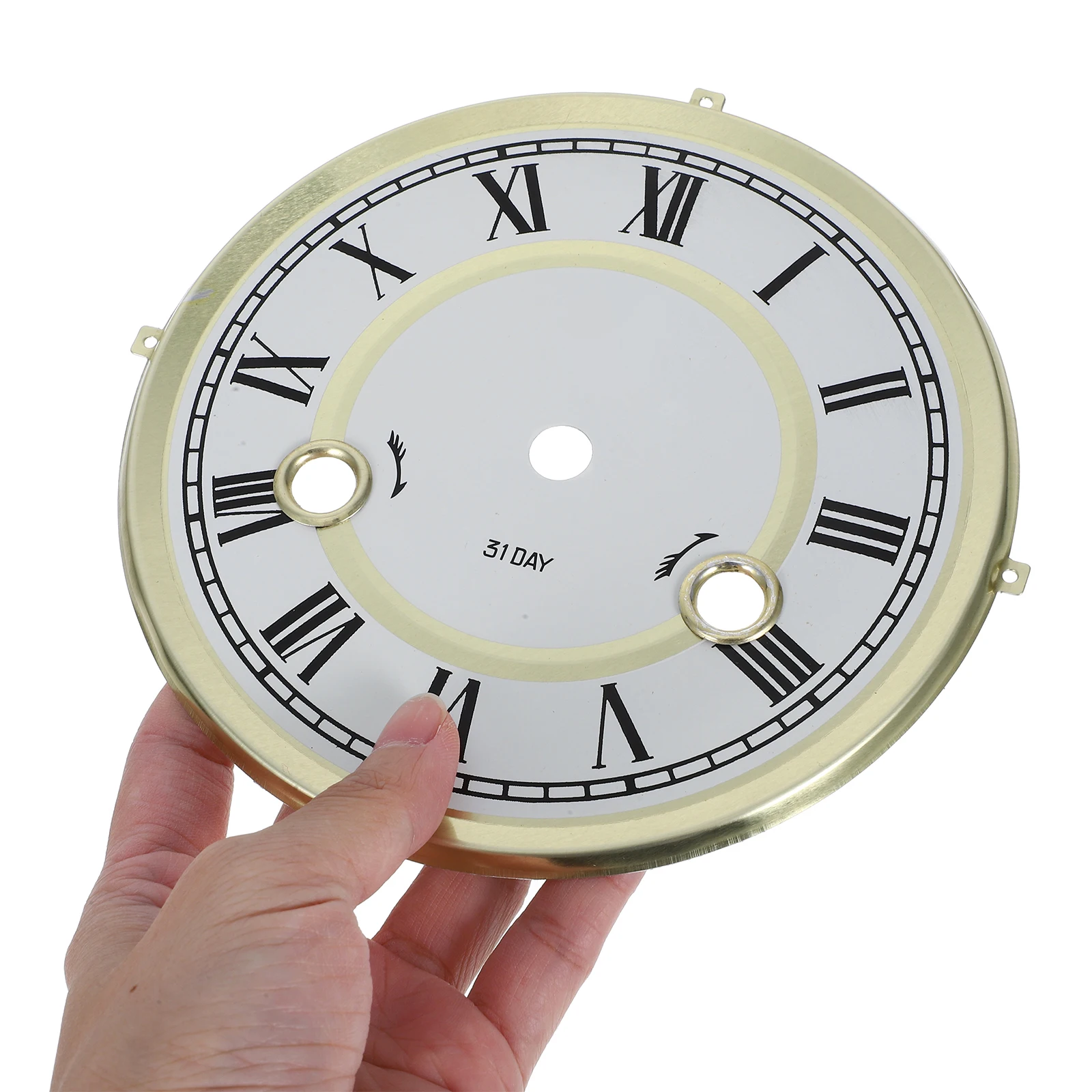 1pc Quartz Dial Replacement Wall Clock Face Mechanism Metal Roman Numeral Dial Plate Smooth Edge Easy Install Diy Clock
1pc Quartz Dial Replacement Wall Clock Face Mechanism Metal Roman Numeral Dial Plate Smooth Edge Easy Install Diy Clock