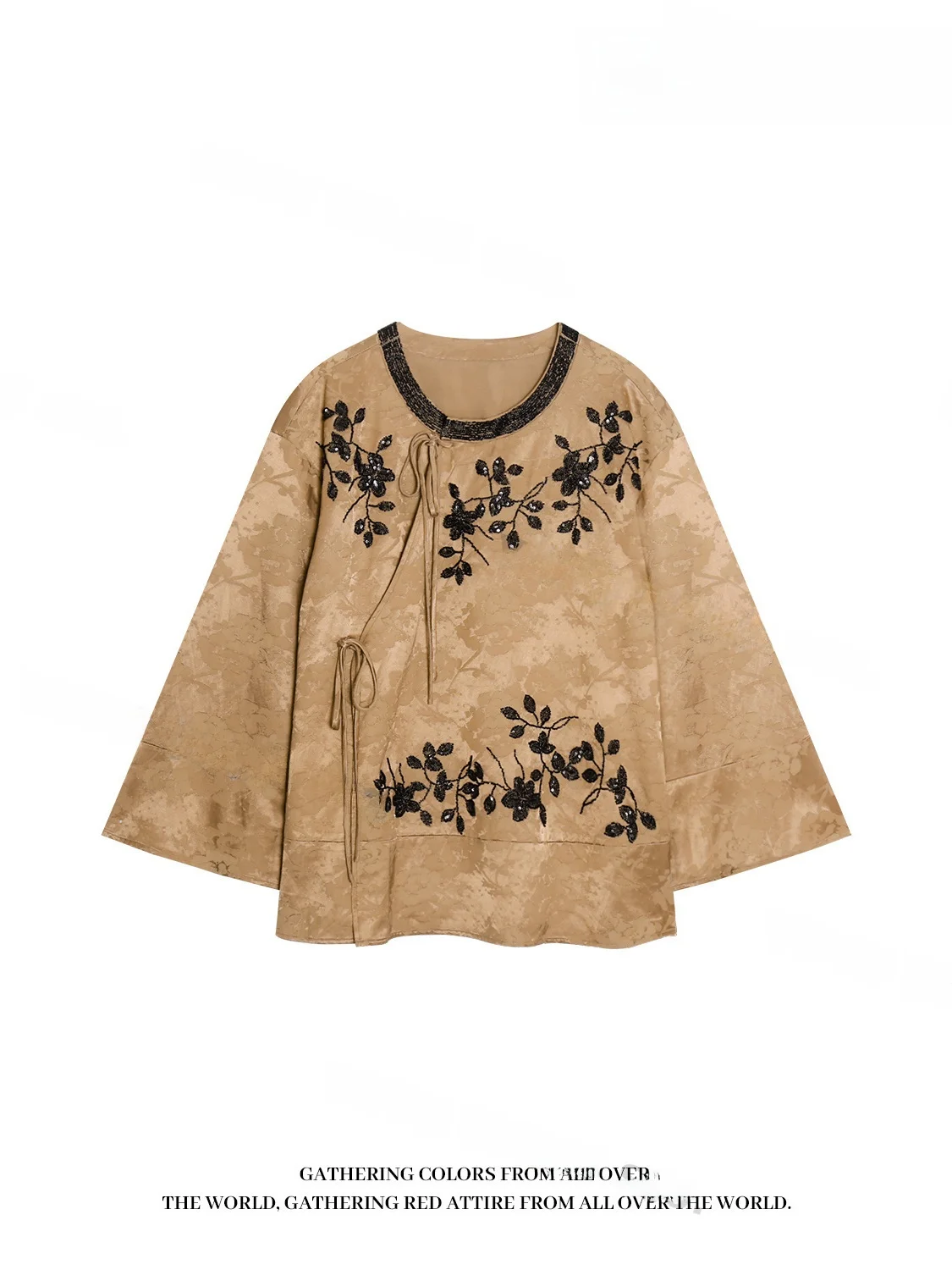 New Chinese Style Women's Jacket YUYUWANG NanZhi Dark Flower Embroidery Classical National Fashion Spring Autumn High End Shirt
New Chinese Style Women's Jacket YUYUWANG NanZhi Dark Flower Embroidery Classical National Fashion Spring Autumn High End Shirt