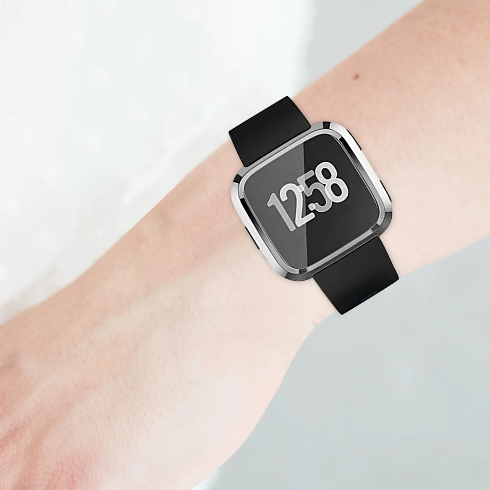Durable Tpu Watch Protector Shockproof Protective Cover Compatible With Fitbit Comfortable Wear Fitness Band Accessory
Durable Tpu Watch Protector Shockproof Protective Cover Compatible With Fitbit Comfortable Wear Fitness Band Accessory