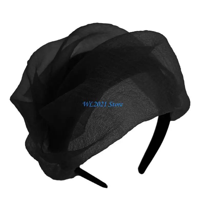 G5GC Ruffle Half Hat Headband with Adjustable Size French Hairband Hair Shaping Tool for Evening Banquet Party Props Headwear
G5GC Ruffle Half Hat Headband with Adjustable Size French Hairband Hair Shaping Tool for Evening Banquet Party Props Headwear