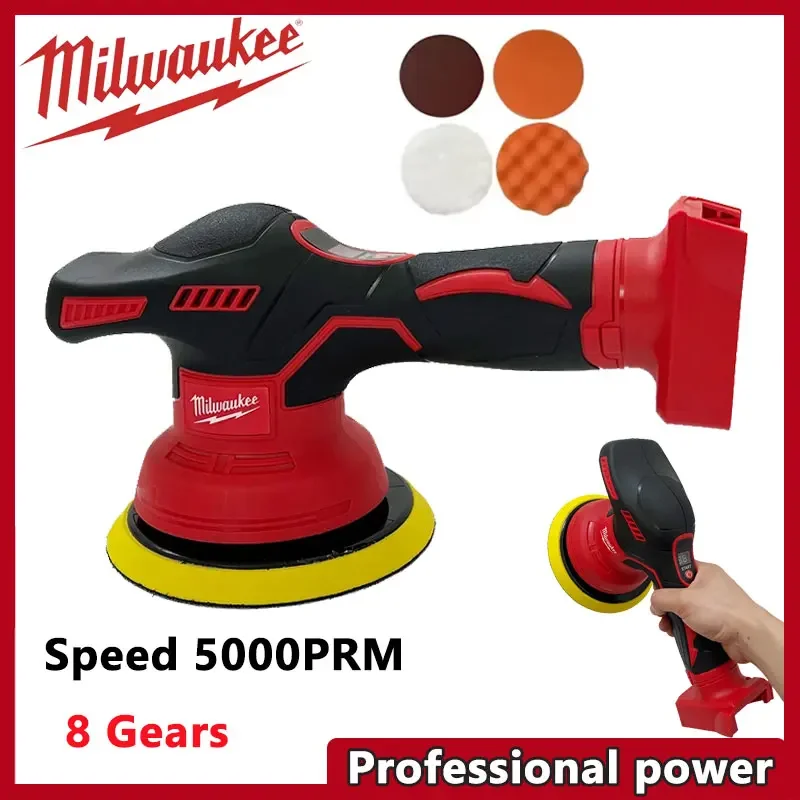 Milwaukee Cordless Polisher 8 Gears Digital Display Electric Polisher Auto Car Waxing Polishing Machine For 18V Lithium Battery.
Milwaukee Cordless Polisher 8 Gears Digital Display Electric Polisher Auto Car Waxing Polishing Machine For 18V Lithium Battery.
