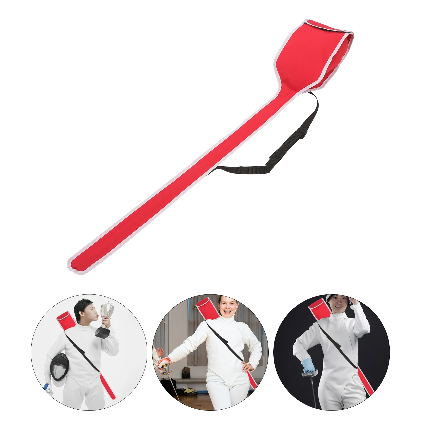 Fencing Sword Bag Adult Red Oxford Cloth Durable Portable Shoulder Sling Case for Storage Daily Use Martial
Fencing Sword Bag Adult Red Oxford Cloth Durable Portable Shoulder Sling Case for Storage Daily Use Martial