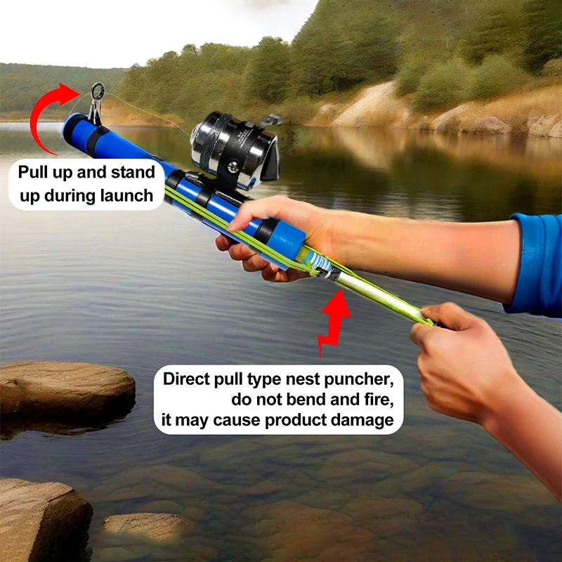 Adjustable Latex Tube Fishing Slingshot Casting Tool Ergonomic Handle Saltwater Accessory
Adjustable Latex Tube Fishing Slingshot Casting Tool Ergonomic Handle Saltwater Accessory