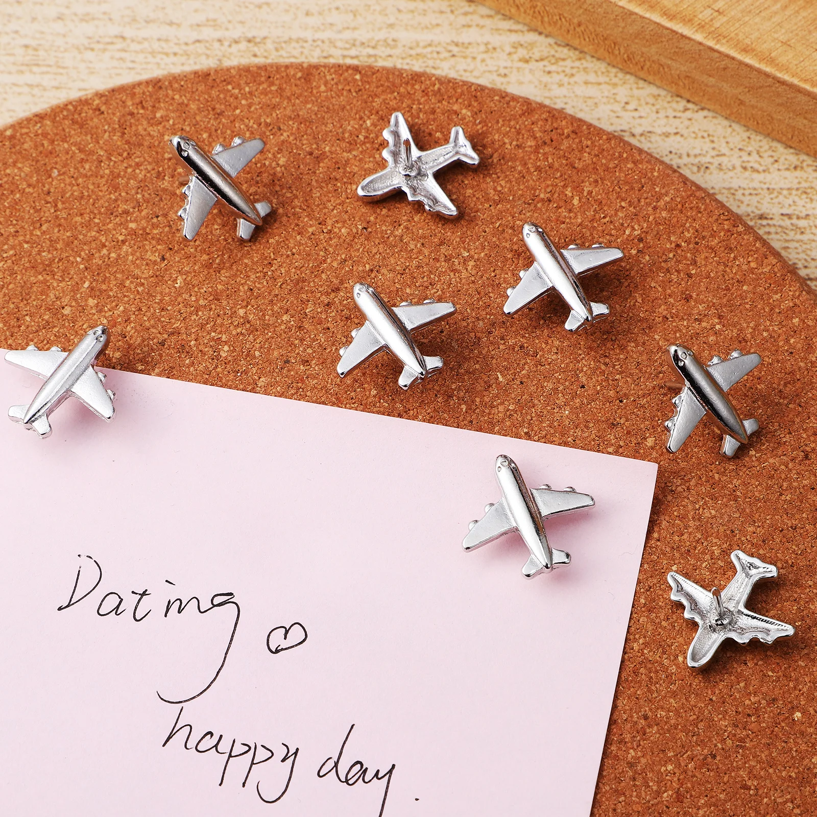 24pcs Metal Airplane Pushpins 11mm Needle 19 3mm Body 20mm Metal Thumb Tacks Wide Cork Board Thumb Tacks Office Decor
24pcs Metal Airplane Pushpins 11mm Needle 19 3mm Body 20mm Metal Thumb Tacks Wide Cork Board Thumb Tacks Office Decor