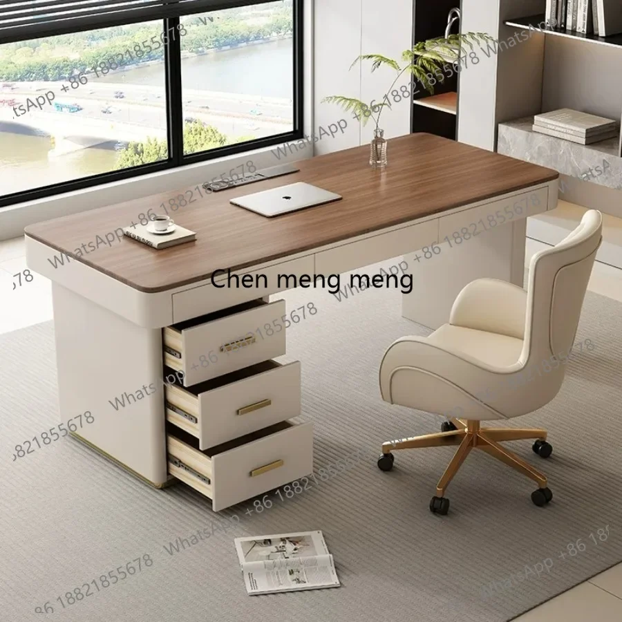 High-end Minimalist Office Desk Solid Wood Modern Designer Office Desk Luxury Wide Office Furniture Scrivanie Per Ufficio
High-end Minimalist Office Desk Solid Wood Modern Designer Office Desk Luxury Wide Office Furniture Scrivanie Per Ufficio