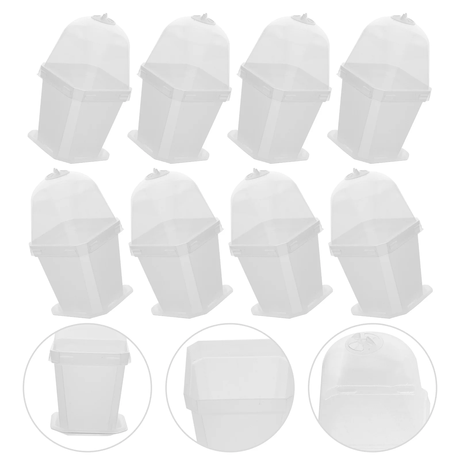 10pcs Insulated Seedling Pot Plastic Flowerpot Garden Nursery Bonsai Succulent Terracotta Cups Plants Container Decorative
10pcs Insulated Seedling Pot Plastic Flowerpot Garden Nursery Bonsai Succulent Terracotta Cups Plants Container Decorative