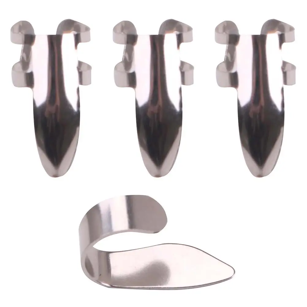 Guitar Finger Cots Electric Picks Acoustic Suite Smooth Thumb Pick Fingerboard Caps Stainless Steel Adult Size
Guitar Finger Cots Electric Picks Acoustic Suite Smooth Thumb Pick Fingerboard Caps Stainless Steel Adult Size