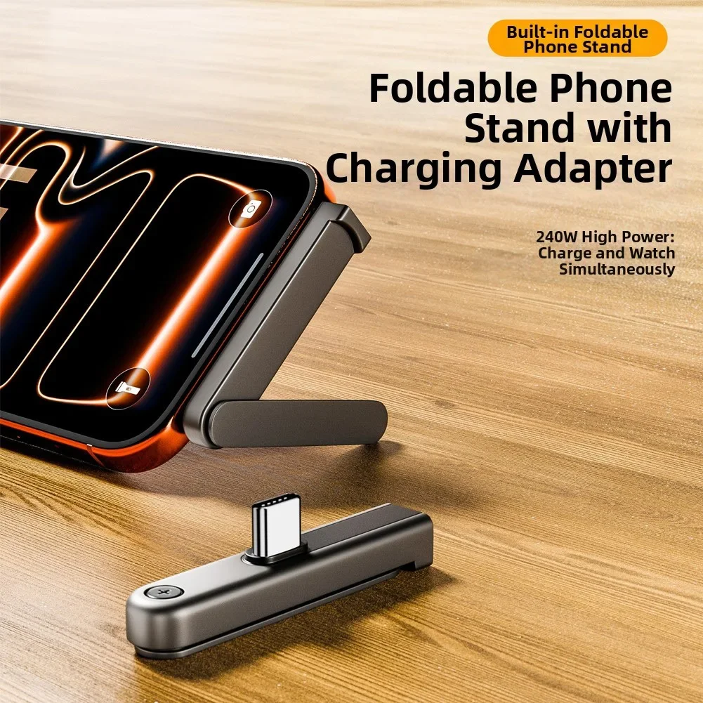 240W Fast Charge Adapter With Foldable Stand Portable Mobile Phone Charging Stand For Gaming Phone Charger Bracket Accessories
240W Fast Charge Adapter With Foldable Stand Portable Mobile Phone Charging Stand For Gaming Phone Charger Bracket Accessories