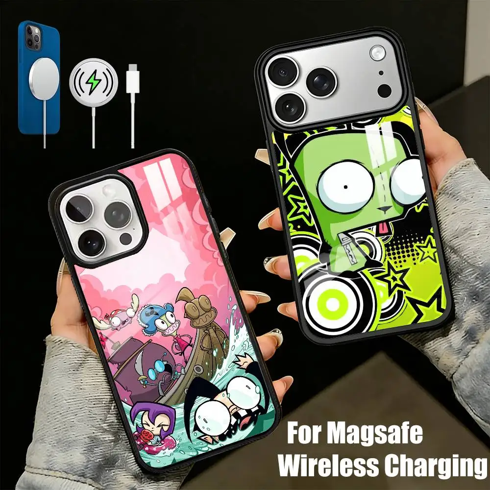 I-InvaderES Alien Z-ZIM Phone Case For iPhone17,16,15,14,13 Plus,Pro Max Magnetic For Magsafe Wireless Charging
I-InvaderES Alien Z-ZIM Phone Case For iPhone17,16,15,14,13 Plus,Pro Max Magnetic For Magsafe Wireless Charging