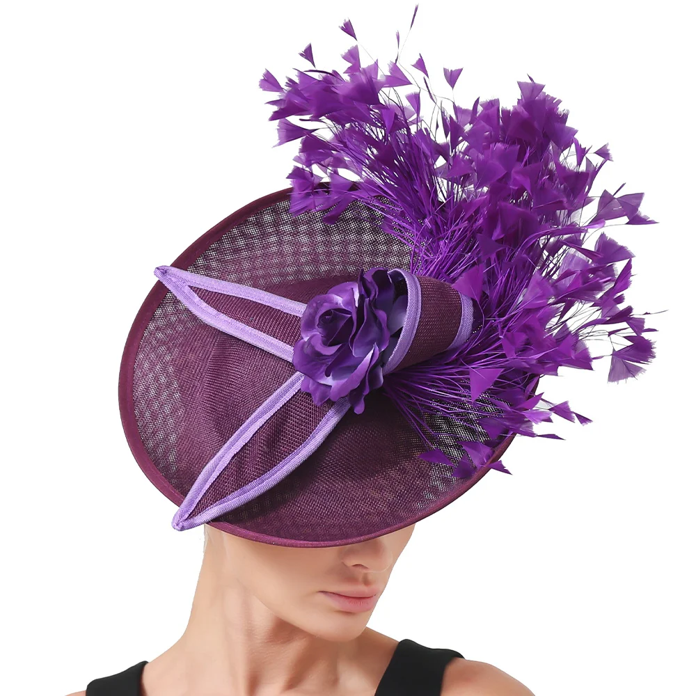 Gorgeous Ladies Big Hat Wedding Fascinators For Women Party Dinner Millinery Caps Elegant Female Derby Occasion Headwear
Gorgeous Ladies Big Hat Wedding Fascinators For Women Party Dinner Millinery Caps Elegant Female Derby Occasion Headwear