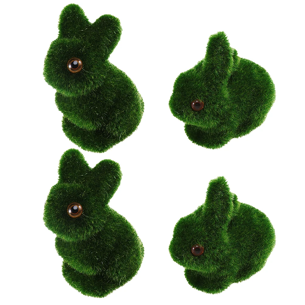 4 Pcs Moss Bunny naments Small Easter Rabbit Decoration Artificial Plastic Figurines Home Office Party Garden Lawn
4 Pcs Moss Bunny naments Small Easter Rabbit Decoration Artificial Plastic Figurines Home Office Party Garden Lawn