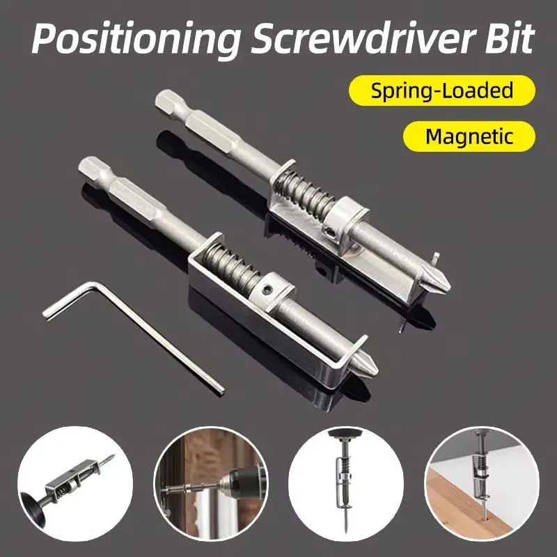 Spring-Loaded Screw Holder Bit with Wear Resist Anti-Drop Feature Universal Screw Retaining Tool for Electricians And Mechanics
Spring-Loaded Screw Holder Bit with Wear Resist Anti-Drop Feature Universal Screw Retaining Tool for Electricians And Mechanics