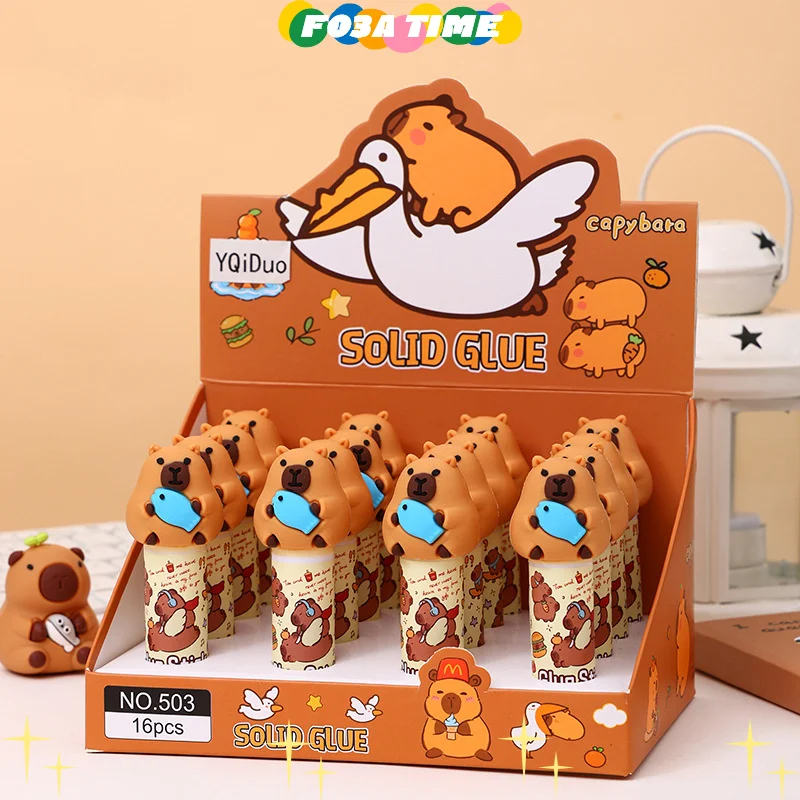Kawaii капибара мультфильм твердый клей супер сильные клеи клей-карандаш милый студенческий клей-карандаш офисные принадлежности студенческие канцелярские принадлежности
Kawaii капибара мультфильм твердый клей супер сильные клеи клей-карандаш милый студенческий клей-карандаш офисные принадлежности студенческие канцелярские принадлежности