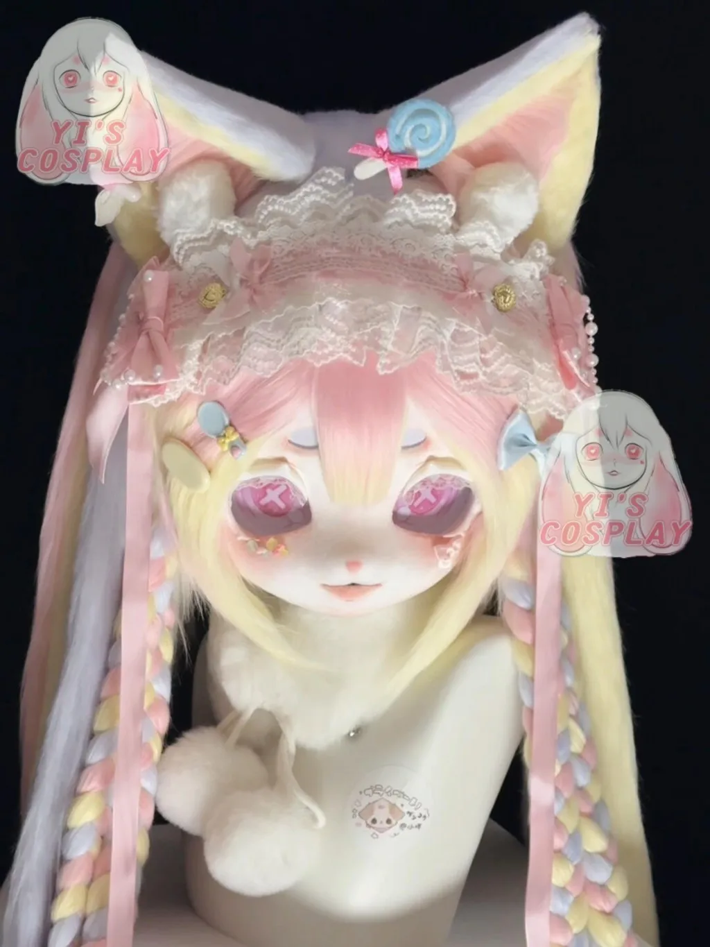Yis cosplay Custom Furry head Kigurumi Head Cosplay Kemono Fursuit Handmade Headsets Beast Customized Fursuit Kemono Head
Yis cosplay Custom Furry head Kigurumi Head Cosplay Kemono Fursuit Handmade Headsets Beast Customized Fursuit Kemono Head