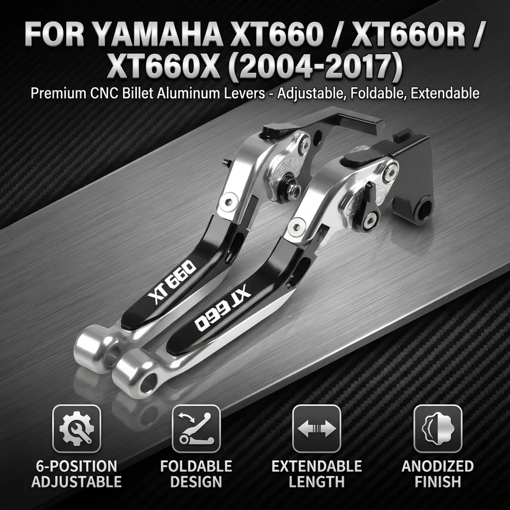 Motorcycle Adjustable Brake Clutch Levers & Handle Handlebar grips For YAMAHA XT660 XT660R XT660X 2004-2017 2005 Accessories
Motorcycle Adjustable Brake Clutch Levers & Handle Handlebar grips For YAMAHA XT660 XT660R XT660X 2004-2017 2005 Accessories