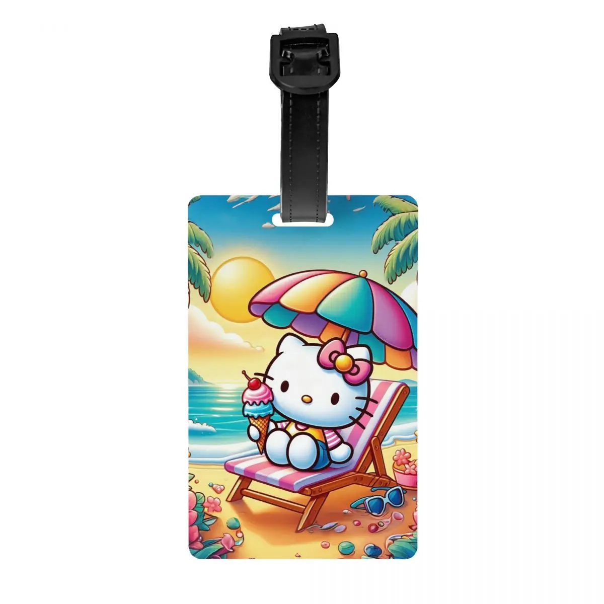 Изготовленная на заказ багажная бирка с милым мультяшным котом «Hello Kitty» с именной карточкой, конфиденциальная обложка, идентификационная этикетка для дорожной сумки, чемодана
Изготовленная на заказ багажная бирка с милым мультяшным котом «Hello Kitty» с именной карточкой, конфиденциальная обложка, идентификационная этикетка для дорожной сумки, чемодана