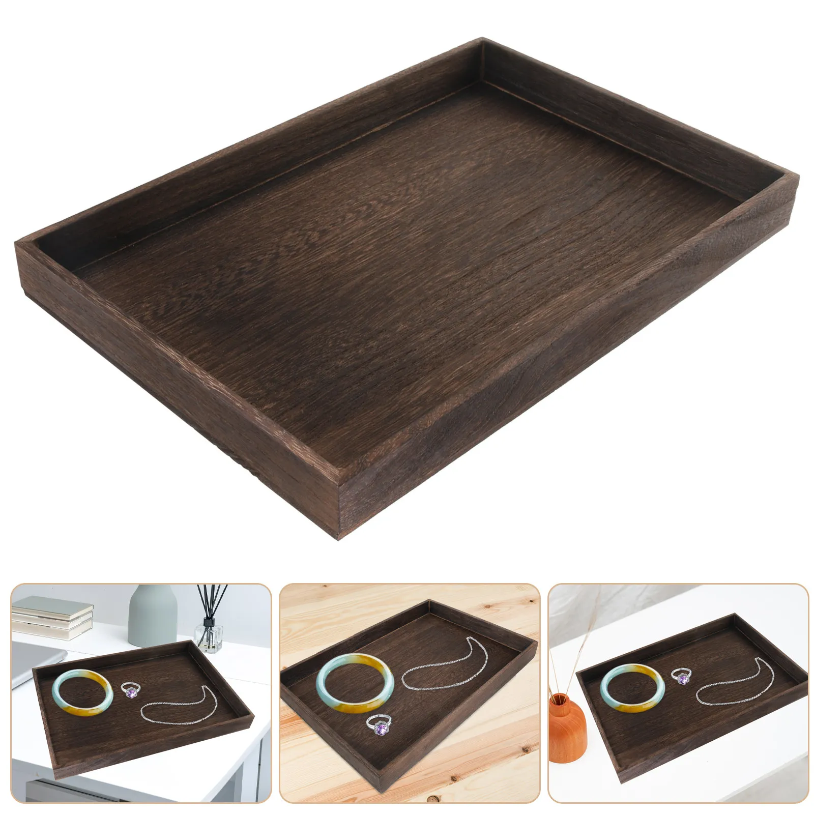 Wood Jewelry Tray Organizer for Jewelry Storage Trinkets Rings Earrings Necklace Display Creative Rustic Decorative Bedroom
Wood Jewelry Tray Organizer for Jewelry Storage Trinkets Rings Earrings Necklace Display Creative Rustic Decorative Bedroom