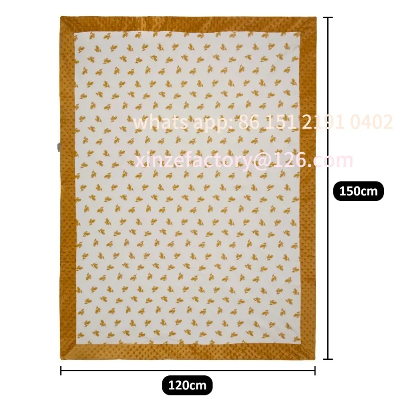 Customizable Baby Blanket 120*150Cm Winter Thick Warm Kids Comforter Bedding Cotton Velvet Patchwork Design Quilt 1-6 Years Crib
Customizable Baby Blanket 120*150Cm Winter Thick Warm Kids Comforter Bedding Cotton Velvet Patchwork Design Quilt 1-6 Years Crib