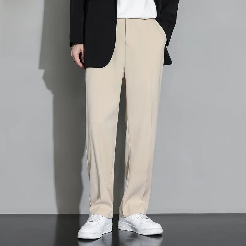 Khaki Casual Pants for Men Loose Straight Leg Spring Trendy Haome Matching Long Trousers Comfortable Leisure Wear
Khaki Casual Pants for Men Loose Straight Leg Spring Trendy Haome Matching Long Trousers Comfortable Leisure Wear