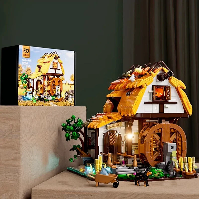 Water Mill Lighting Farm House Building Blocks ,Apartment 3 figures City Street Model Modular Buildings Blocks Gift 1278PCS
Water Mill Lighting Farm House Building Blocks ,Apartment 3 figures City Street Model Modular Buildings Blocks Gift 1278PCS