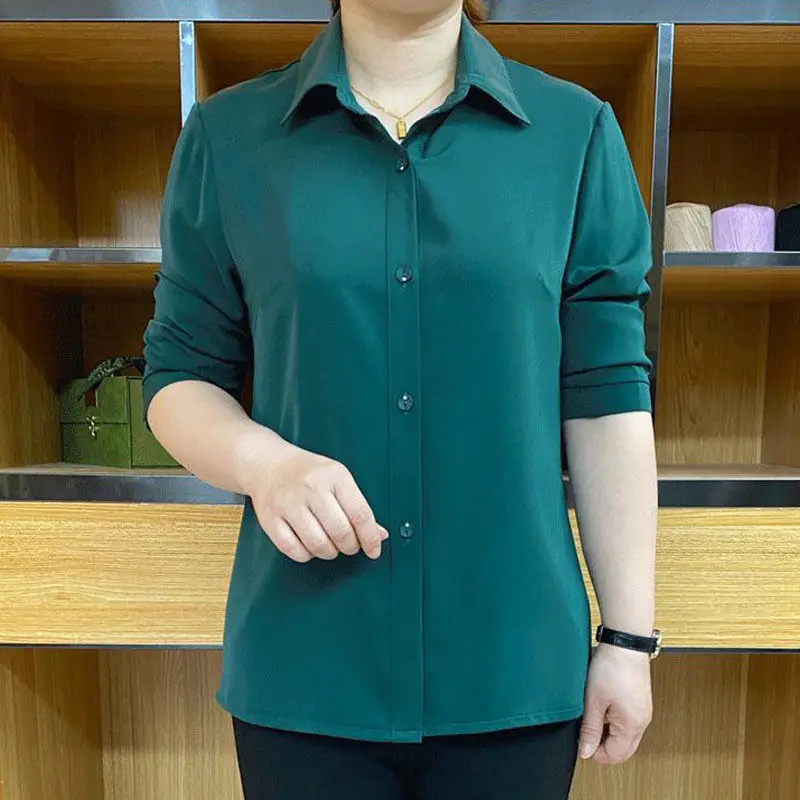 Women Clothing Long Sleeve Solid Blouse Autumn Korean Fashion Casual Loose Basic Simple Shirts Office Lady Elegant Tops
Women Clothing Long Sleeve Solid Blouse Autumn Korean Fashion Casual Loose Basic Simple Shirts Office Lady Elegant Tops