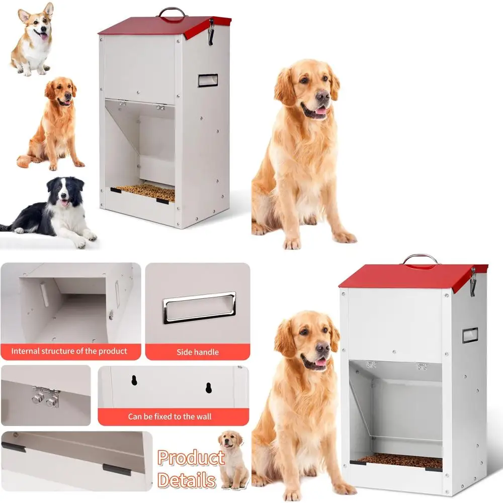 Automatic Gravity Dog Feeder, 25 lbs Capacity, Suitable for Indoor/Outdoor Use, Ideal for Large Breeds, 11.5 L x 9.8 W x 23 H
Automatic Gravity Dog Feeder, 25 lbs Capacity, Suitable for Indoor/Outdoor Use, Ideal for Large Breeds, 11.5 L x 9.8 W x 23 H