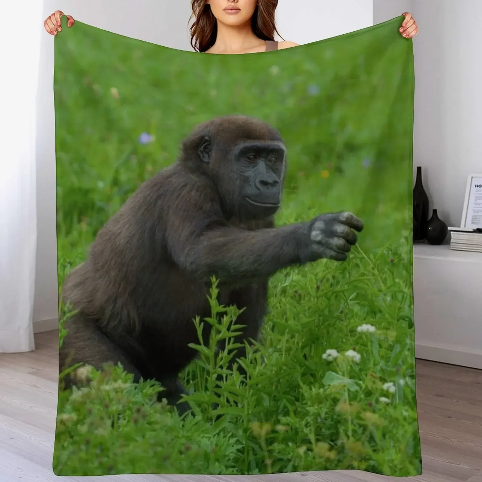 Gorilla Reaching Out Throw Blanket christmas decoration Polar christmas gifts Luxury Thicken Blankets
Gorilla Reaching Out Throw Blanket christmas decoration Polar christmas gifts Luxury Thicken Blankets