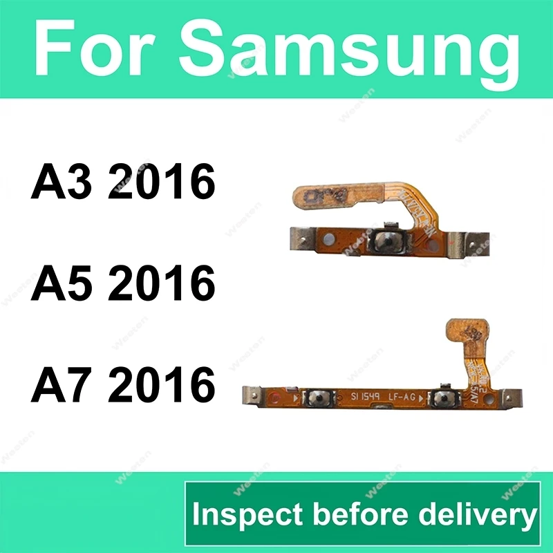 Power Volume Switch Flex Cable For Samsung Galaxy A3 A5 A7 2016 A310 A510 A710 Side Button Key Flex Cable Repair Spare Parts
Power Volume Switch Flex Cable For Samsung Galaxy A3 A5 A7 2016 A310 A510 A710 Side Button Key Flex Cable Repair Spare Parts