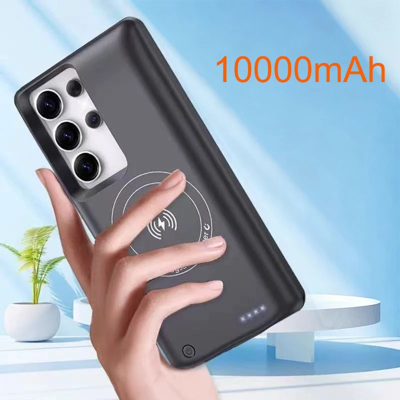 10000mAh 15W Wireless Charging Battery Charger Case for Samsung S22 S23 S24 S25 Ultra Plus Battery Case Power Bank Charger Case
10000mAh 15W Wireless Charging Battery Charger Case for Samsung S22 S23 S24 S25 Ultra Plus Battery Case Power Bank Charger Case