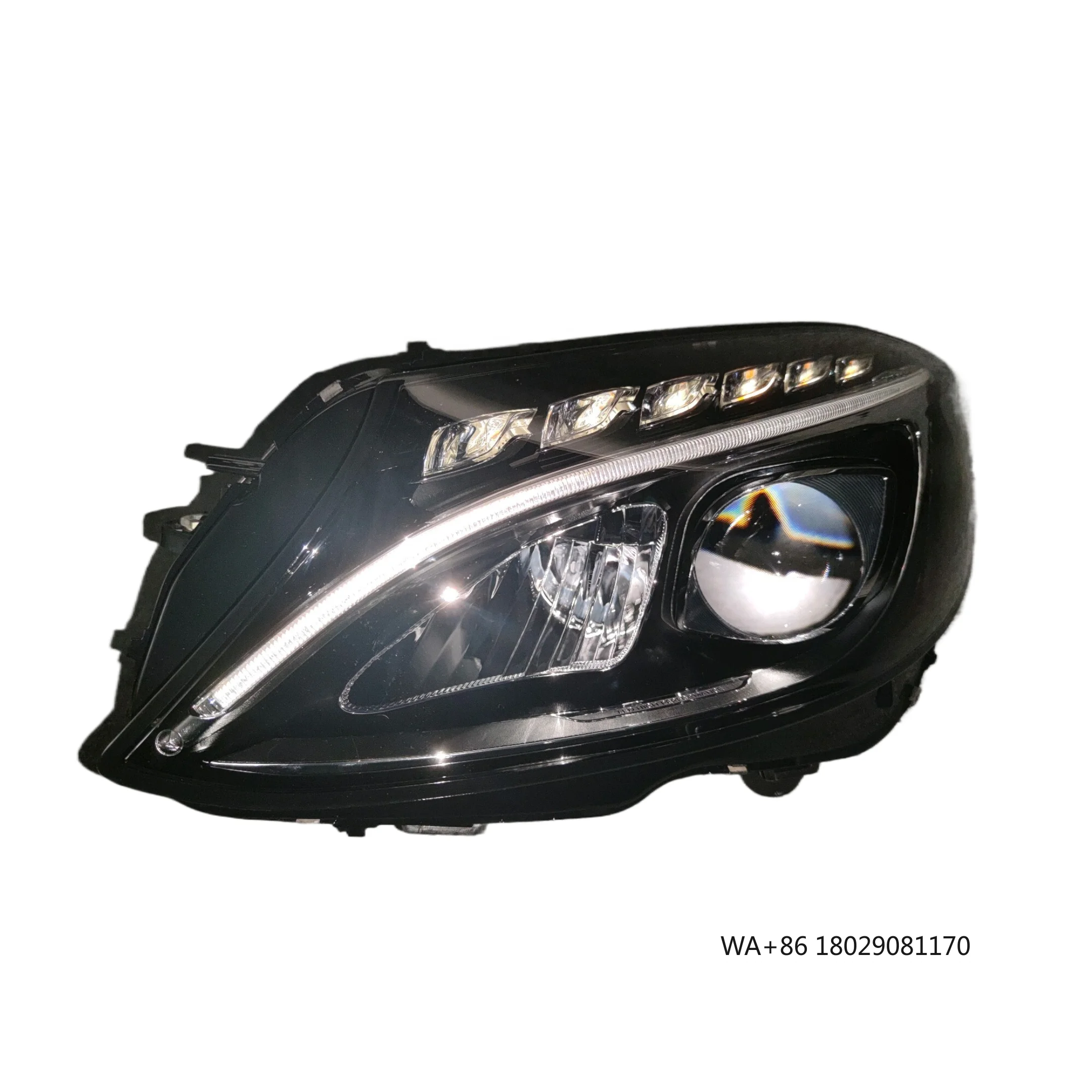 For w 205 Headlight 2015 2016 2017 2018 Parts for C300 C200 C180 C260 Led Headlights
For w 205 Headlight 2015 2016 2017 2018 Parts for C300 C200 C180 C260 Led Headlights