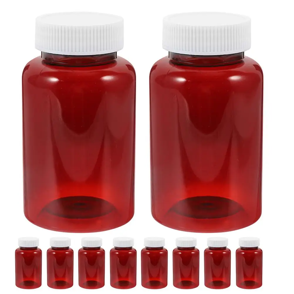 16 Pcs Brown Plastic Bottle Empty Medicine Container Bottled Pills Bottles The Pet
16 Pcs Brown Plastic Bottle Empty Medicine Container Bottled Pills Bottles The Pet