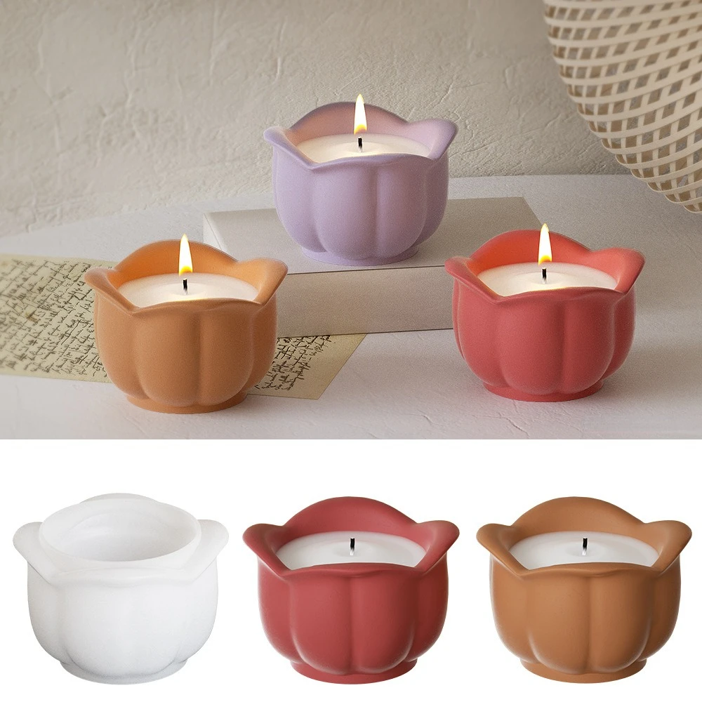 Rose Candle Cup Silicone Molds DIY Storage Jar Jewelry Storage Box Cement Resin Mold Home Decorations
Rose Candle Cup Silicone Molds DIY Storage Jar Jewelry Storage Box Cement Resin Mold Home Decorations