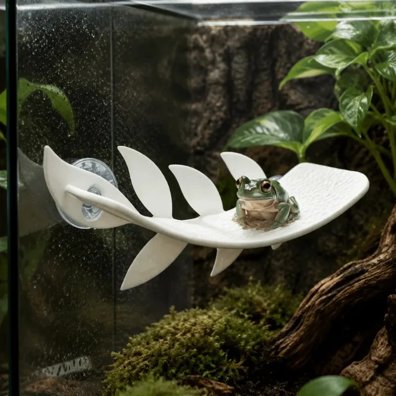 Leaf Shape Lizard Habitat Leaf Simulated Leaves Suction Cups Resting Terrace Plastic Naturalistic Climbing Rest
Leaf Shape Lizard Habitat Leaf Simulated Leaves Suction Cups Resting Terrace Plastic Naturalistic Climbing Rest