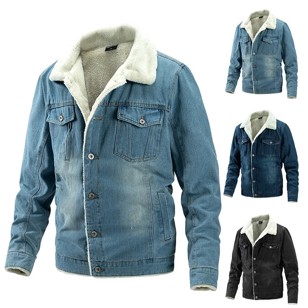 Men Autumn Winter Casual Jacket Velvet Warm Coat Fashion Comfortable Pockets Buttons Thickening Fashion
Men Autumn Winter Casual Jacket Velvet Warm Coat Fashion Comfortable Pockets Buttons Thickening Fashion