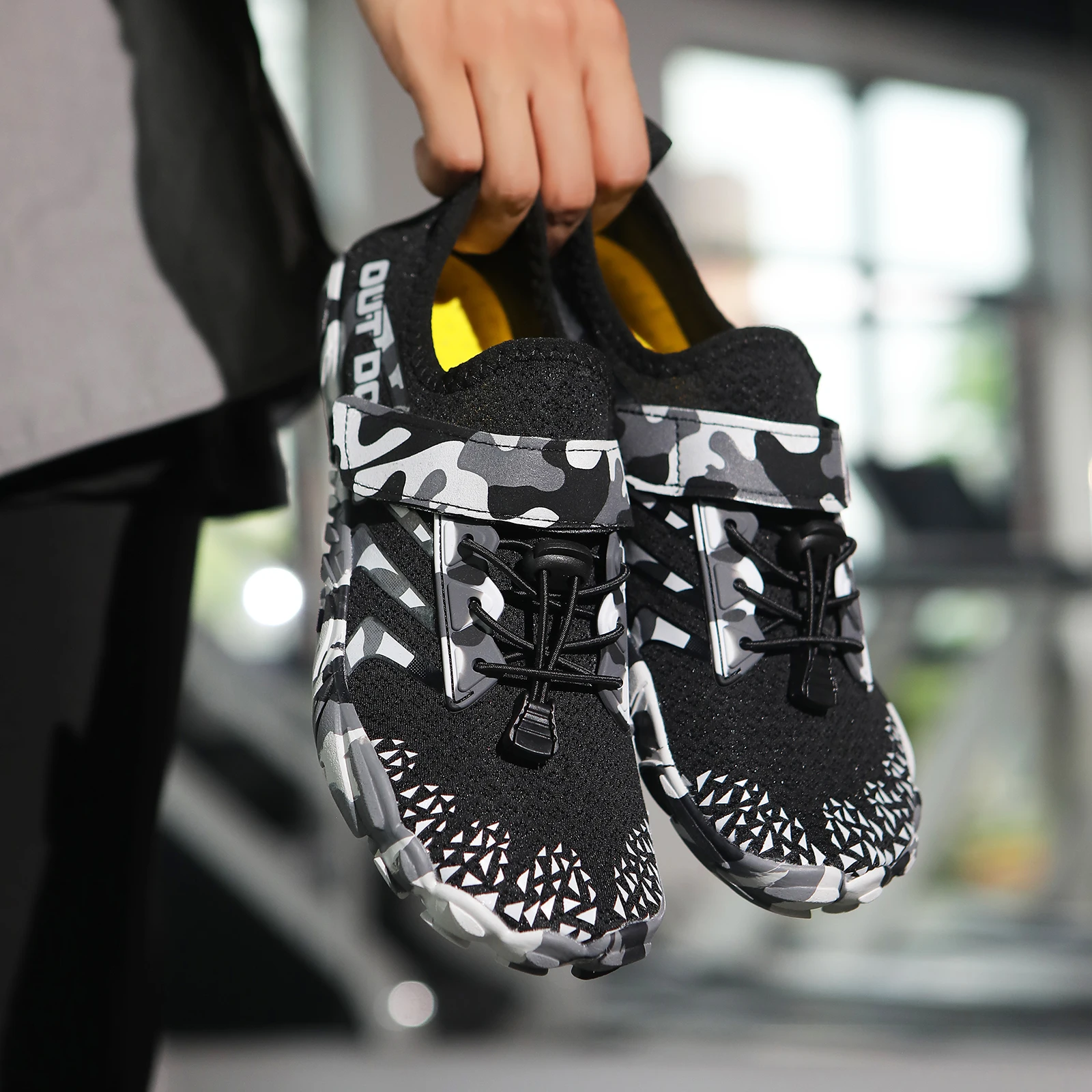 Women's Quick Dry Water Shoes Anti-Slip Five-Fingers Barefoot Beach Swimming Diving Surfing Wading Sneakers in Camo White And Pu
Women's Quick Dry Water Shoes Anti-Slip Five-Fingers Barefoot Beach Swimming Diving Surfing Wading Sneakers in Camo White And Pu