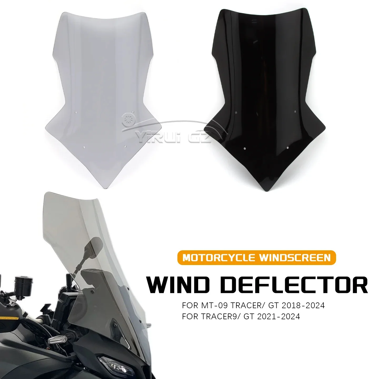 FOR YAMAHA MT-09 TRACER/ GT 2018-2024 TRACER9/ GT 2021-2024 Windscreen Motorcycle Accessories Windshield windshield accessories
FOR YAMAHA MT-09 TRACER/ GT 2018-2024 TRACER9/ GT 2021-2024 Windscreen Motorcycle Accessories Windshield windshield accessories