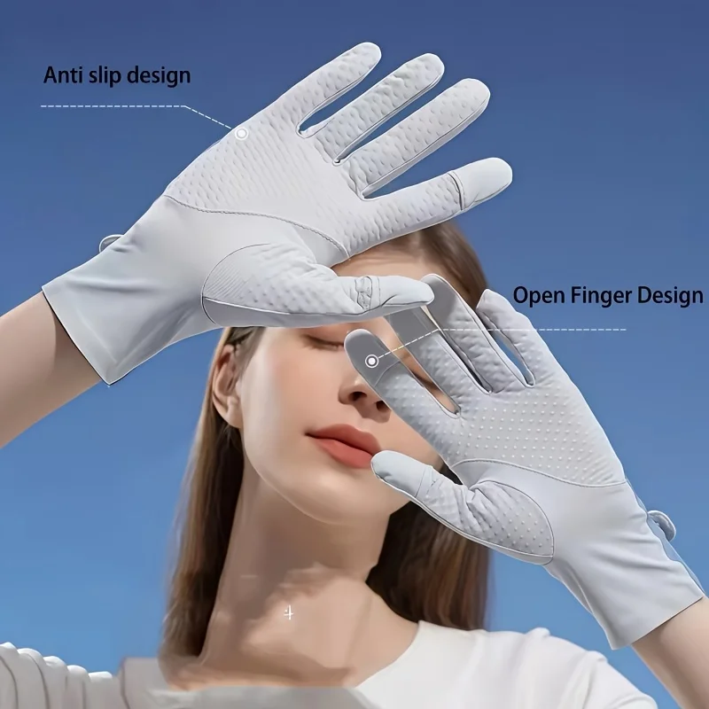 Sun Protection Gloves For Women Breathable Sunscreen Ice Silk Gloves Colorful Elegance Thin Design Outdoor Cycling Sports Gloves
Sun Protection Gloves For Women Breathable Sunscreen Ice Silk Gloves Colorful Elegance Thin Design Outdoor Cycling Sports Gloves