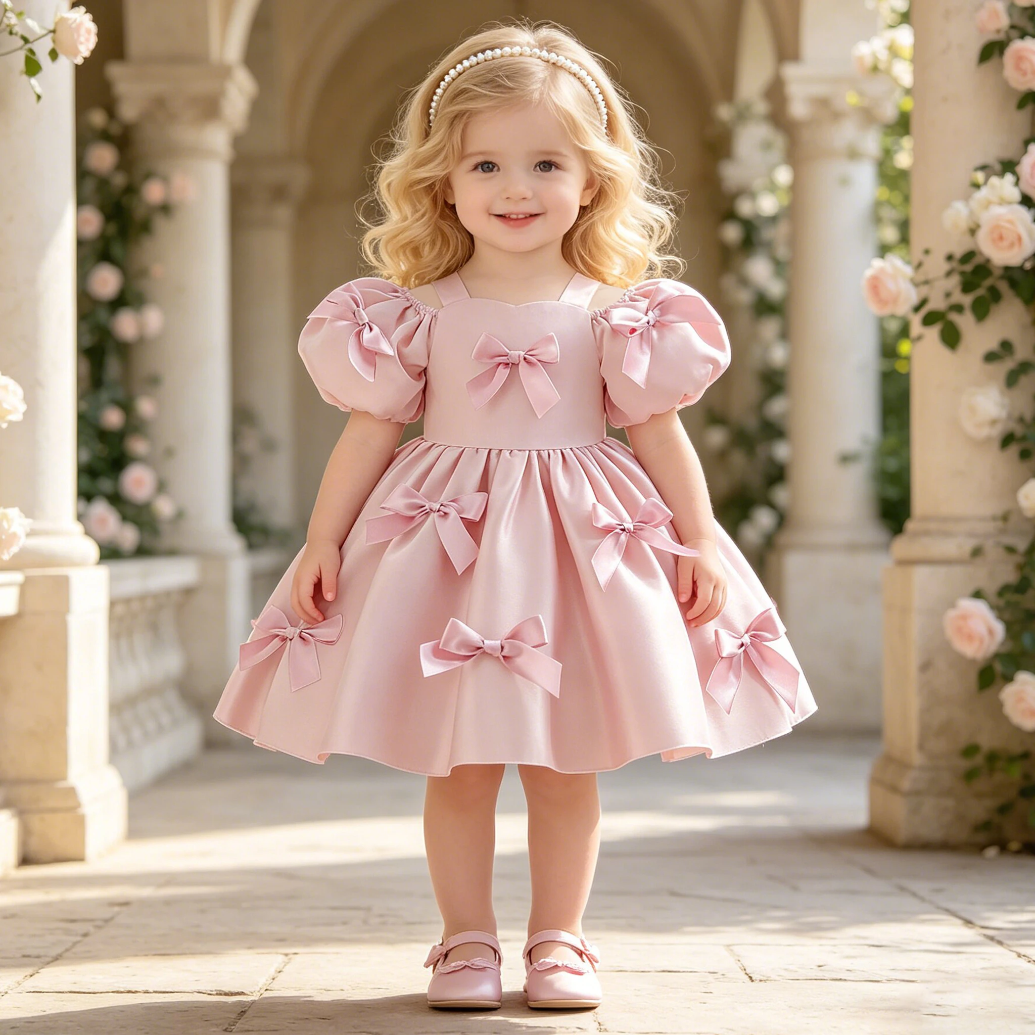 Toddler Party Wedding Baby Girls Dress Elegant Bow Baptism 1st Birthday Princess Dresses Girl Gala Bridesmaids Evening Prom Gown
Toddler Party Wedding Baby Girls Dress Elegant Bow Baptism 1st Birthday Princess Dresses Girl Gala Bridesmaids Evening Prom Gown