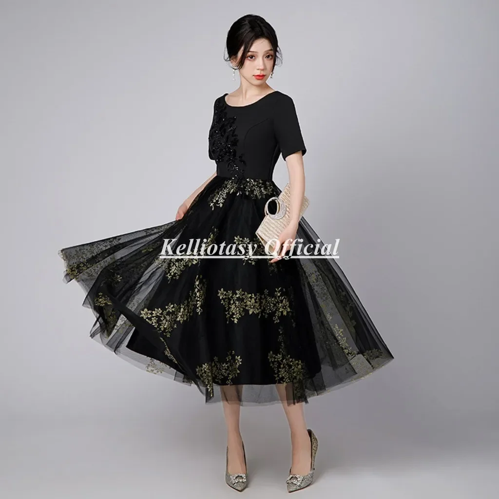 Modest Style Lace Mother of the Bride Dress with Short Sleeves Tea-Length Occasion Party Gown Beautiful YSM140
Modest Style Lace Mother of the Bride Dress with Short Sleeves Tea-Length Occasion Party Gown Beautiful YSM140