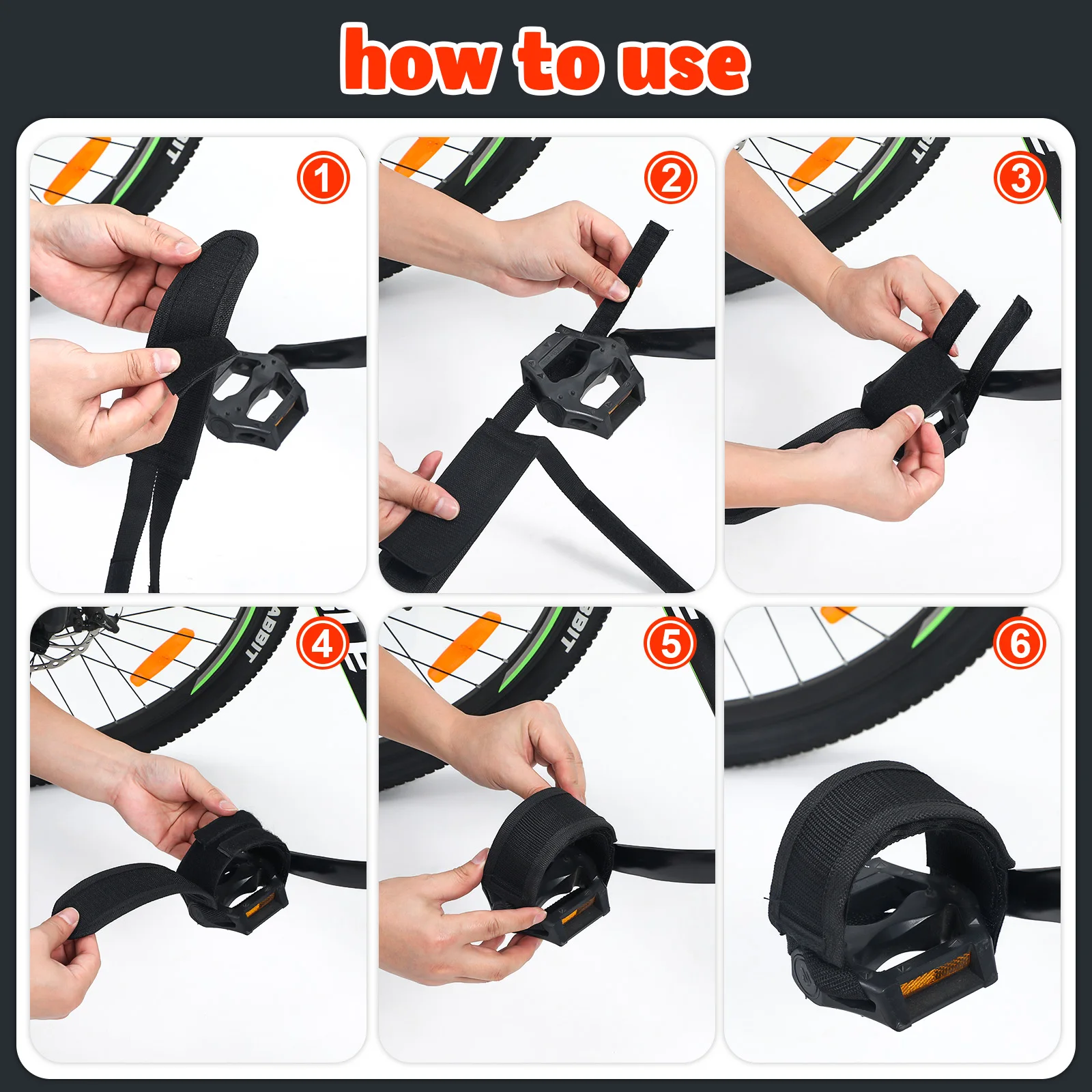 2Pcs Adjustable Bike Pedal Straps Toe Clips Footrest Straps for Adult Cycling Secure Fit Training Exercise Bike Accessories
2Pcs Adjustable Bike Pedal Straps Toe Clips Footrest Straps for Adult Cycling Secure Fit Training Exercise Bike Accessories