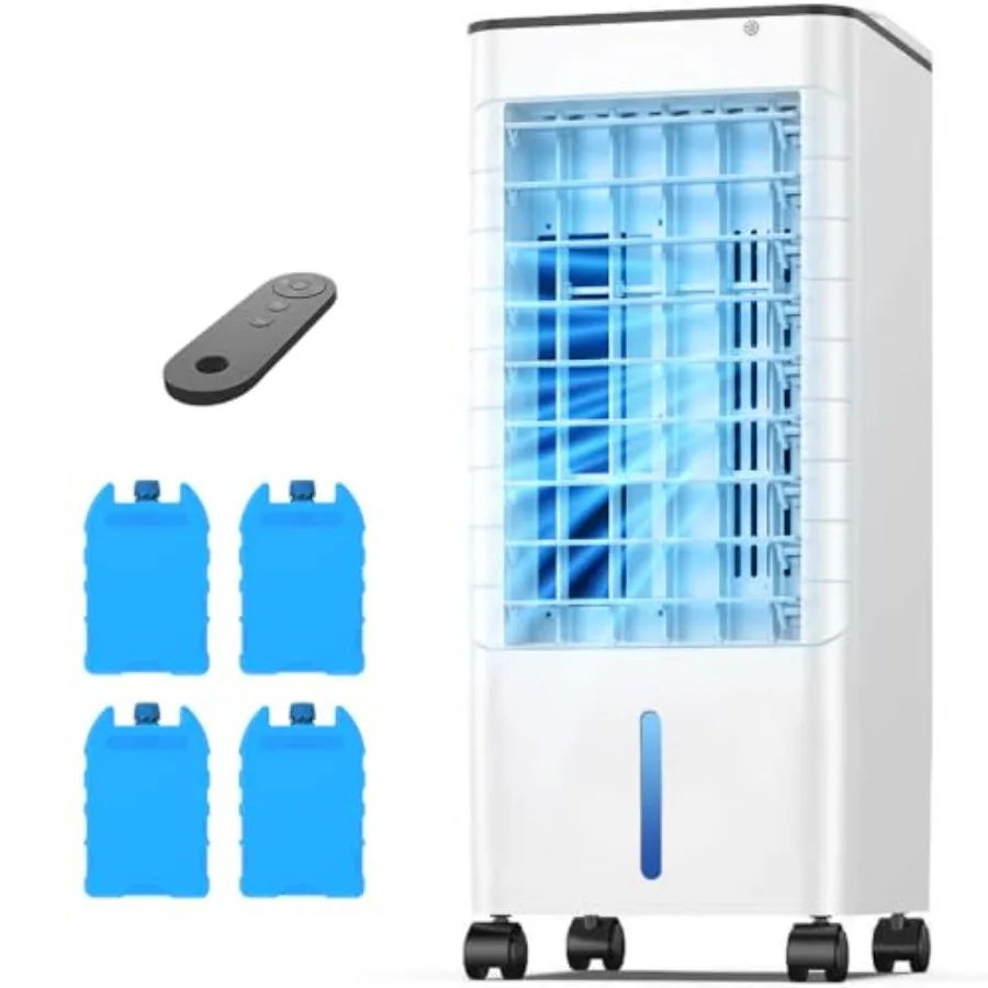 Portable AC for home use, white plastic unit with fast cooling, quiet ventless swamp cooler functionality, 3-in-1 operation, 45
Portable AC for home use, white plastic unit with fast cooling, quiet ventless swamp cooler functionality, 3-in-1 operation, 45