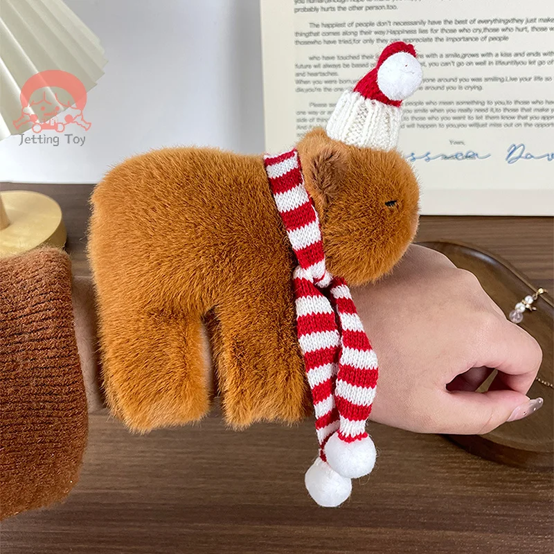 Creative Christmas Capybara Plush Clap Circle, Funny Stuffed Animal Wristband Toy For Kid Gifts
Creative Christmas Capybara Plush Clap Circle, Funny Stuffed Animal Wristband Toy For Kid Gifts